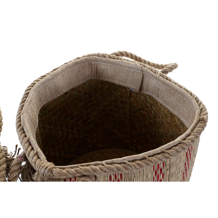 Mehrzweckkorb DKD Home Decor 30 x 30 x 36 cm Jute Boho (2 Stück)