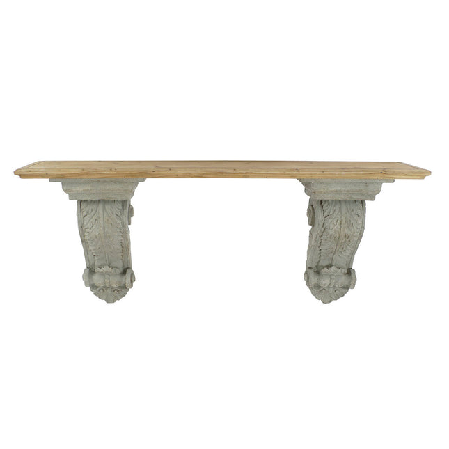 Beistelltisch DKD Home Decor 180 x 35 x 78 cm Tanne natürlich Grau