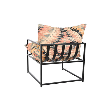 Sitz DKD Home Decor 70 x 75 x 85 cm Schwarz Metall Bunt