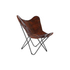 Stuhl DKD Home Decor 76 x 76 x 89 cm Metall Braun