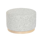 Hocker DKD Home Decor 48 x 48 x 31 cm Hellgrau