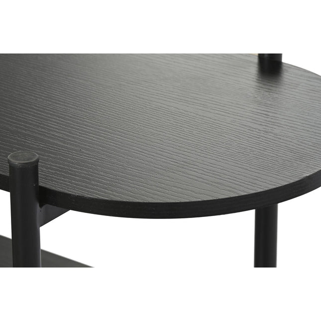 Beistelltisch DKD Home Decor 120 x 30,5 x 80,5 cm Schwarz Metall