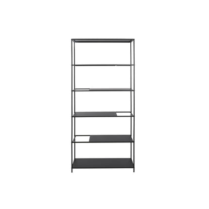 Regal DKD Home Decor 80 x 30 x 175 cm Schwarz Metall
