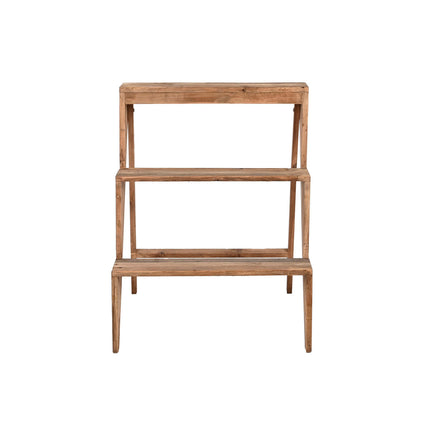 Regal DKD Home Decor 50 x 55 x 63 cm Tanne natürlich Aluminium Dunkelbraun Pflanze Cottage
