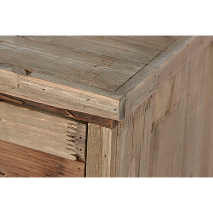 Schubladenschrank DKD Home Decor 63 x 34,5 x 85 cm Tanne Schwarz Metall Dunkelbraun