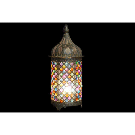 Tischlampe DKD Home Decor Gold Metall Bunt 220 V 40 W 50 W 25 x 25 x 59 cm