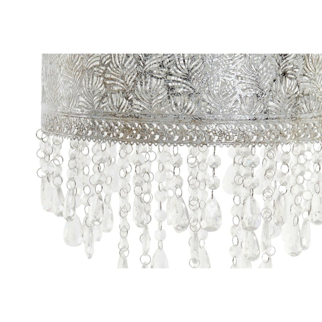 Deckenlampe DKD Home Decor Silberfarben Metall