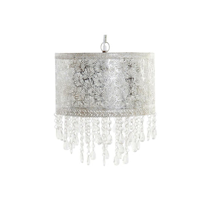 Deckenlampe DKD Home Decor Silberfarben Metall