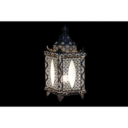 Tischlampe DKD Home Decor 21,5 x 21,5 x 51 cm Kristall Gold Metall