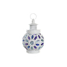 Tischlampe DKD Home Decor Metall Weiß Bunt 220 V 50 W 19 x 19 x 33 cm