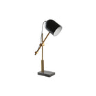 Tischlampe DKD Home Decor Schwarz Grau Gold Metall 220 V 60 W 45 x 45 x 70 cm