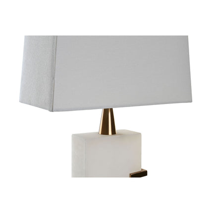 Tischlampe DKD Home Decor 40 x 23 x 62 cm Gold Metall Weiß 220 V 60 W