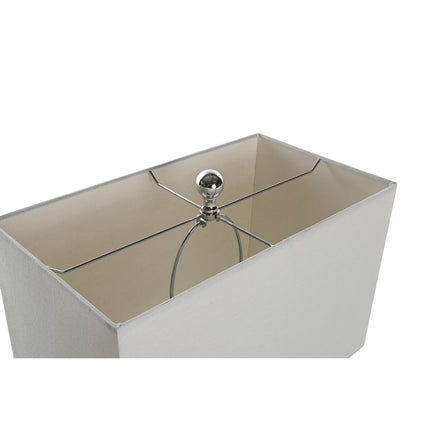 Tischlampe DKD Home Decor 40 x 23 x 62 cm Grau Weiß 220 V Acryl 60 W
