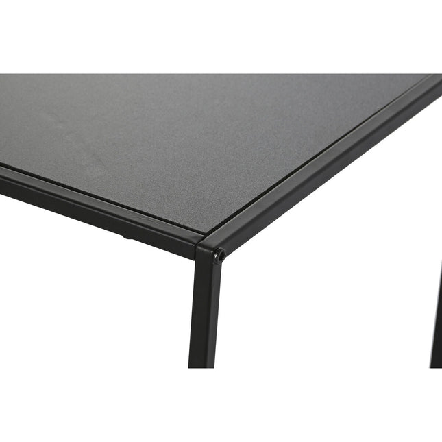 Regal DKD Home Decor 100 x 30 x 70 cm Schwarz Metall Braun Holz MDF