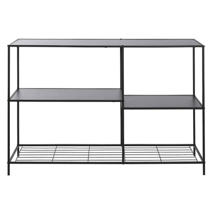 Regal DKD Home Decor 100 x 30 x 70 cm Schwarz Metall Braun Holz MDF