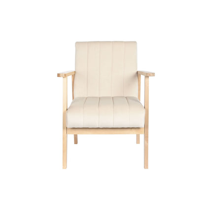 Sessel DKD Home Decor 63 x 68 x 81 cm natürlich Beige Kiefer
