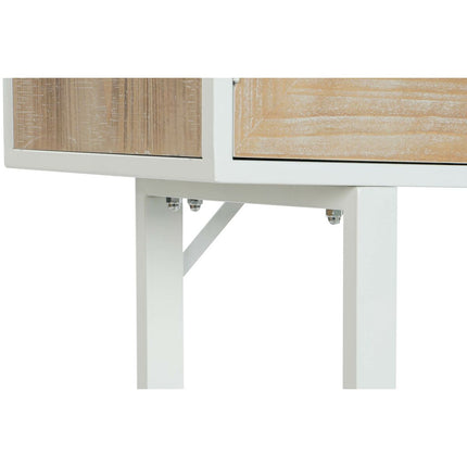Beistelltisch DKD Home Decor Tanne Metall Weiß 120 x 35 x 90 cm