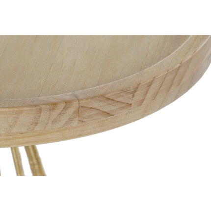 Beistelltisch DKD Home Decor 49,5 x 49,5 x 56 cm Tanne Metall