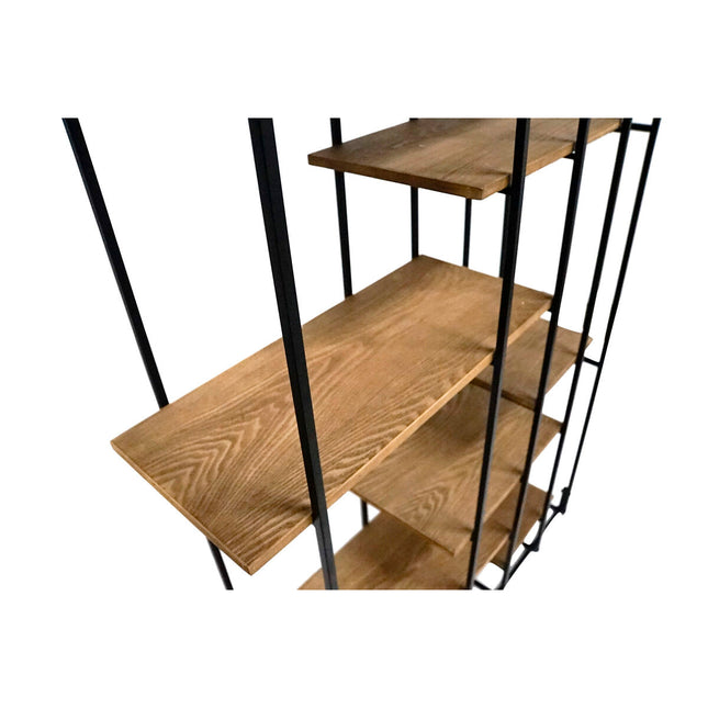 Regal DKD Home Decor 140 x 33 x 180 cm natürlich Schwarz Metall Holz MDF