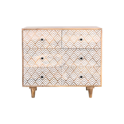 Schubladenschrank DKD Home Decor 90 x 40 x 85 cm natürlich Mango-Holz