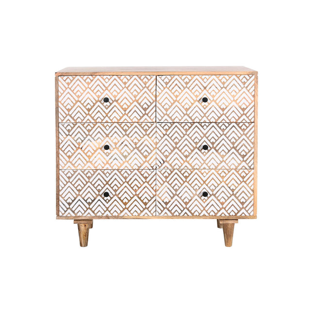 Schubladenschrank DKD Home Decor 90 x 40 x 85 cm natürlich Mango-Holz
