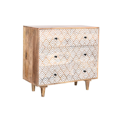 Schubladenschrank DKD Home Decor 90 x 40 x 85 cm natürlich Mango-Holz