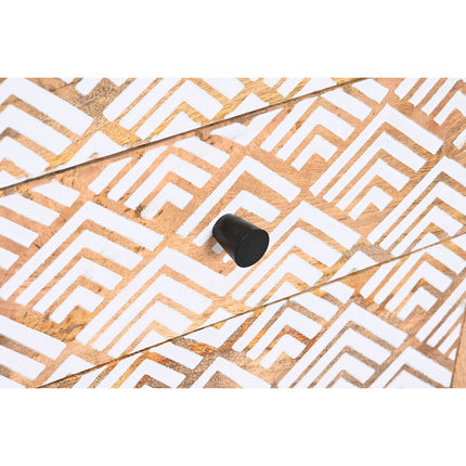 Nachttisch DKD Home Decor natürlich Weiß Mango-Holz 45 x 40 x 60 cm