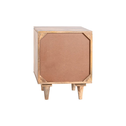 Nachttisch DKD Home Decor natürlich Weiß Mango-Holz 45 x 40 x 60 cm