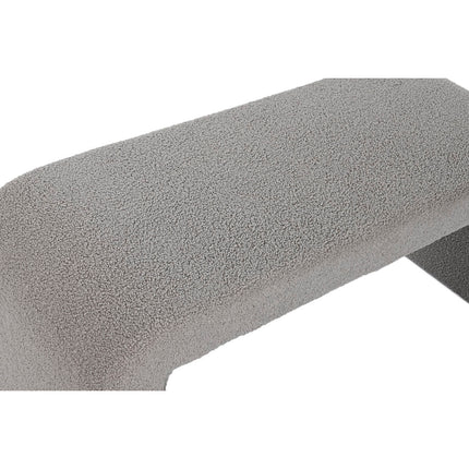Hocker DKD Home Decor Grau Polyester 112 x 42 x 46 cm