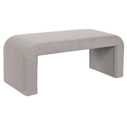 Hocker DKD Home Decor Grau Polyester 112 x 42 x 46 cm