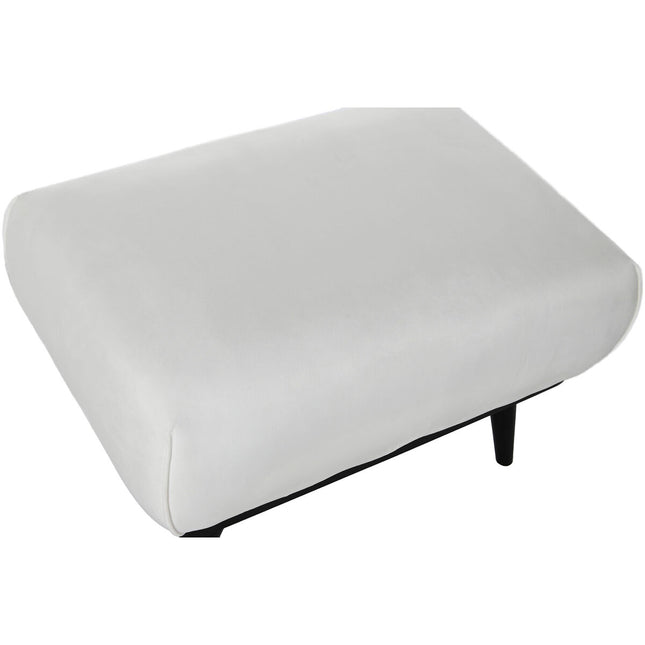 Hocker DKD Home Decor Weiß Schwarz 70 x 50 x 42 cm