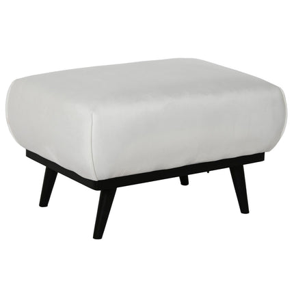 Hocker DKD Home Decor Weiß Schwarz 70 x 50 x 42 cm