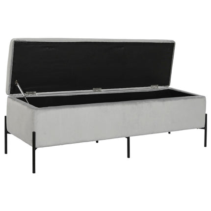 Hocker DKD Home Decor Schwarz Grau Metall 140 x 40 x 45 cm