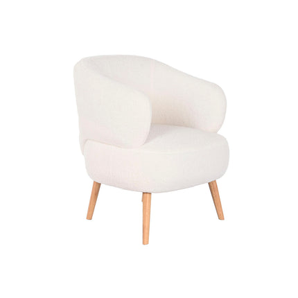 Sitz DKD Home Decor Weiß natürlich Holz 70 x 70 x 80 cm