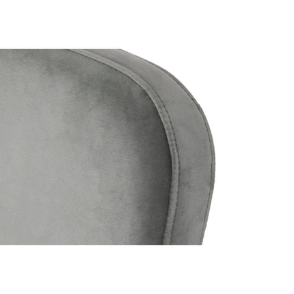 Sitz DKD Home Decor Grau Metall 62 x 76 x 76 cm 55 x 71 x 72 cm