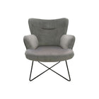 Sitz DKD Home Decor Grau Metall 67 x 81 x 87 cm