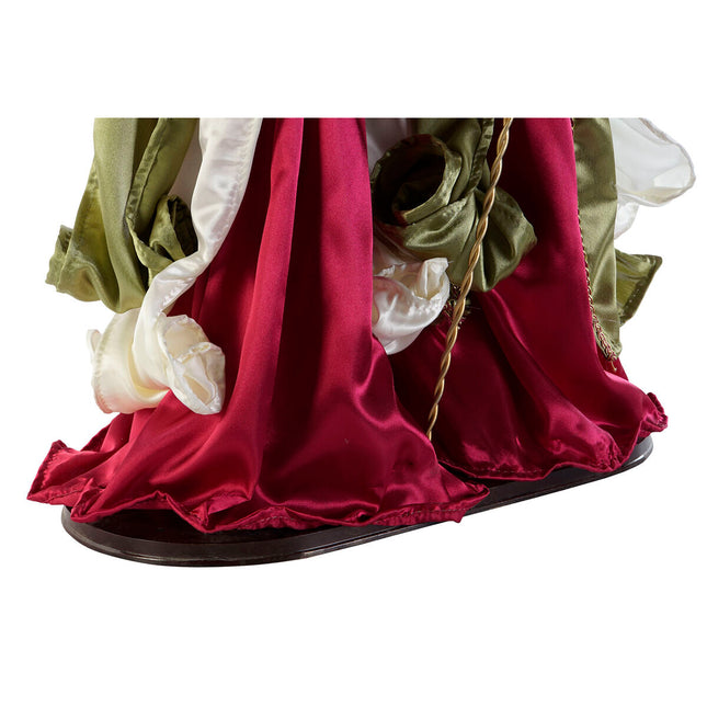 Weihnachtskrippe DKD Home Decor Weiß Rot grün 48 x 28 x 90 cm
