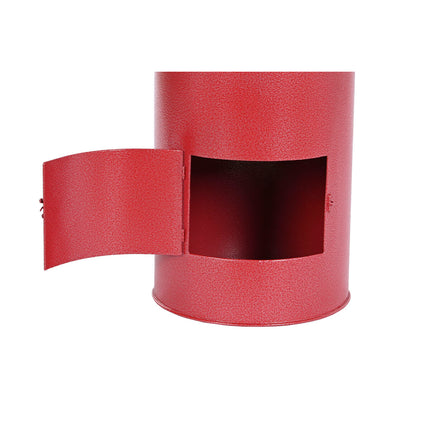 Weihnachtsschmuck DKD Home Decor Briefkasten Weiß Schwarz Rot grün Metall 41,5 x 41,5 x 78 cm