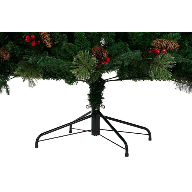 Weihnachtsbaum DKD Home Decor Rot grün Polyäthylen 140 x 140 x 210 cm