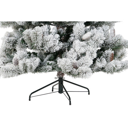 Weihnachtsbaum DKD Home Decor Weiß grün Polyäthylen Verschneit 140 x 140 x 210 cm