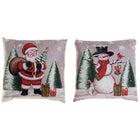 Kissen DKD Home Decor Weihnachten Bunt Polyester 40 x 10 x 40 cm (2 Stück)