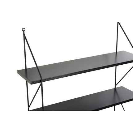 Regal DKD Home Decor Holz Metall Schwarz 60 x 16 x 123 cm