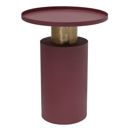 Beistelltisch DKD Home Decor Orange Magenta Gold Eisen 36 x 36 x 46 cm (2 Stück)
