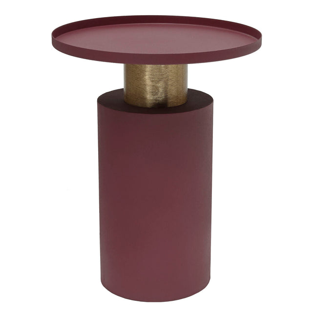 Beistelltisch DKD Home Decor Orange Magenta Gold Eisen 36 x 36 x 46 cm (2 Stück)