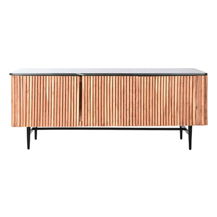 TV-Möbel DKD Home Decor Braun Schwarz natürlich Marmor Akazienholz 145 x 45 x 60 cm