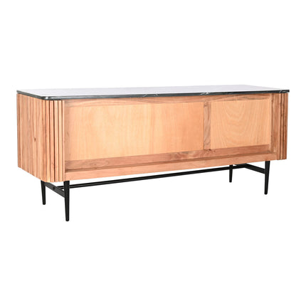 TV-Möbel DKD Home Decor Braun Schwarz natürlich Marmor Akazienholz 145 x 45 x 60 cm