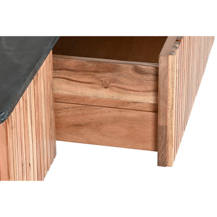 Tischdekoration DKD Home Decor Marmor Akazienholz 115 x 65 x 45 cm