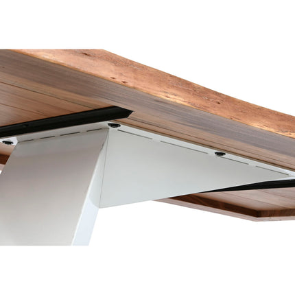 Esstisch DKD Home Decor Metall Akazienholz 200 x 100 x 76 cm