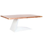 Esstisch DKD Home Decor Metall Akazienholz 200 x 100 x 76 cm