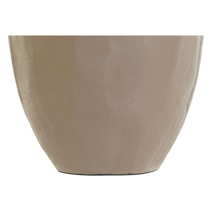 Vase DKD Home Decor Beige Terrakotta Aluminium 18 x 10 x 30 cm (2 Stück)